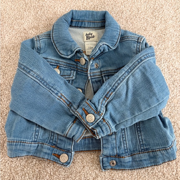Baby Oshkosh Kids Blue Denim Button-Up Jacket - Picture 3 of 4
